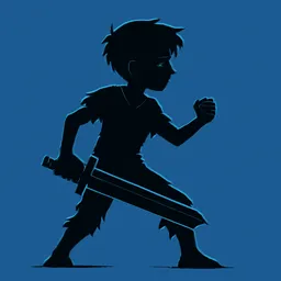 成長する少年
